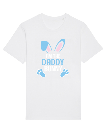 Cadou de Paste pentru tata. I'm the Daddy Bunny Easter White