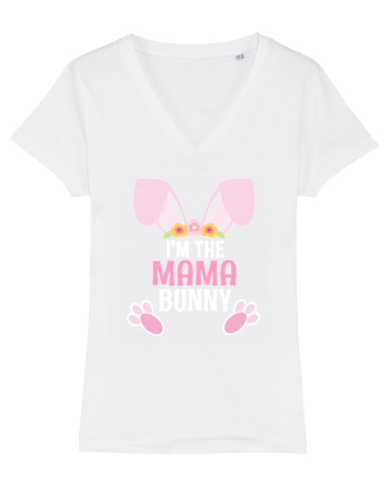 Cadou de Paste pentru mame. I'm the  Mama bunny White