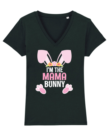 Cadou de Paste pentru mame. I'm the  Mama bunny Black