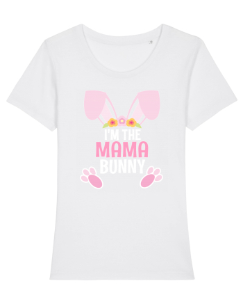 Cadou de Paste pentru mame. I'm the  Mama bunny White