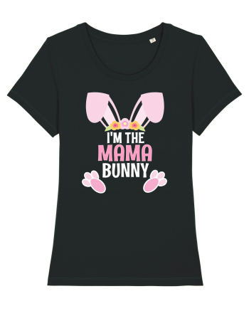 Cadou de Paste pentru mame. I'm the  Mama bunny Black