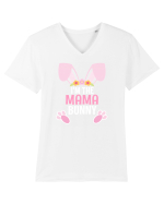 Cadou de Paste pentru mame. I'm the  Mama bunny Tricou mânecă scurtă guler V Bărbat Presenter