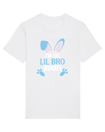 Cadou pentru fratele mai mic de Paste. I'm the Lil Bro Bunny White