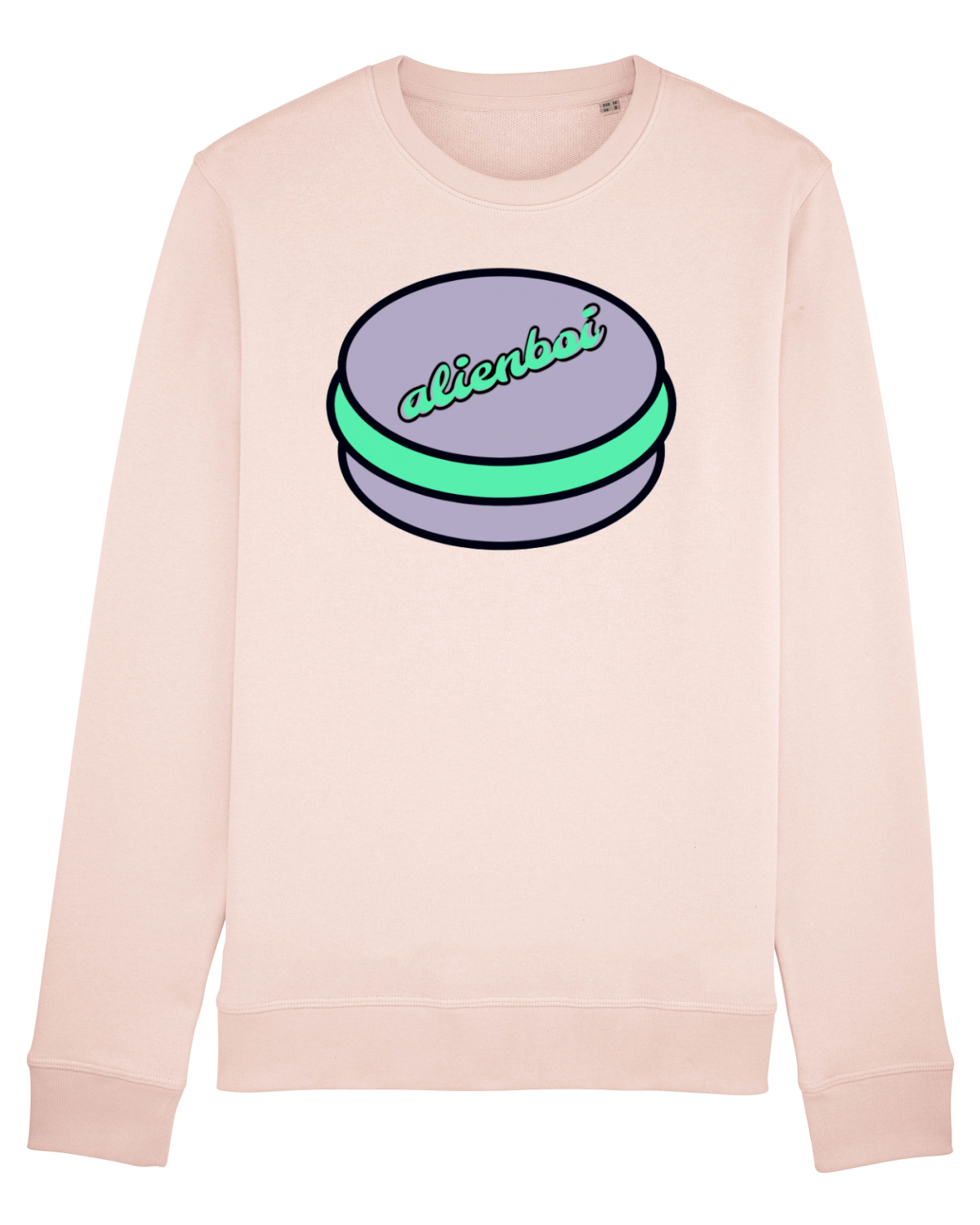 Bluză mânecă lungă Unisex Rise Candy Pink