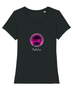 Astrolun Tricou mânecă scurtă guler larg fitted Damă Expresser