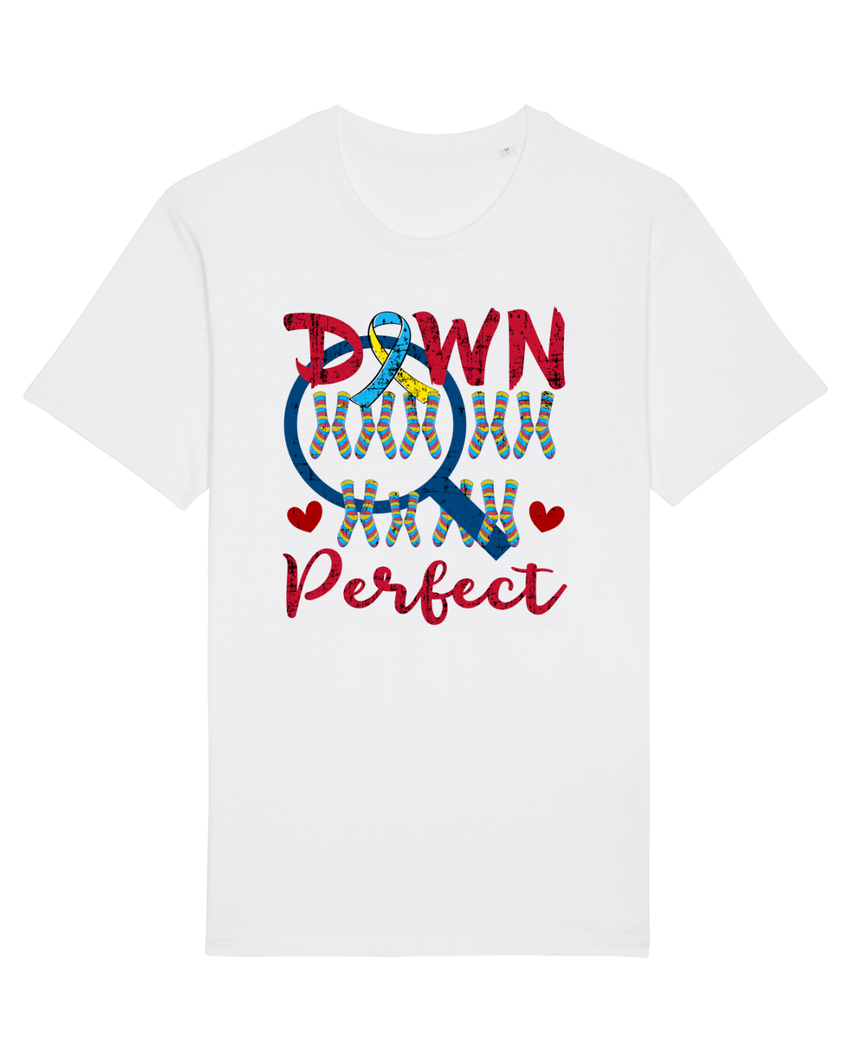 Tricou mânecă scurtă Unisex Rocker White