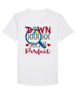 World Down 21 Trisomy Day Chromosomes Under Magnifying Glass Tricou mânecă scurtă guler larg Bărbat Skater