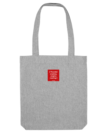 [Thunder crashes, engine roaring] Heather Grey