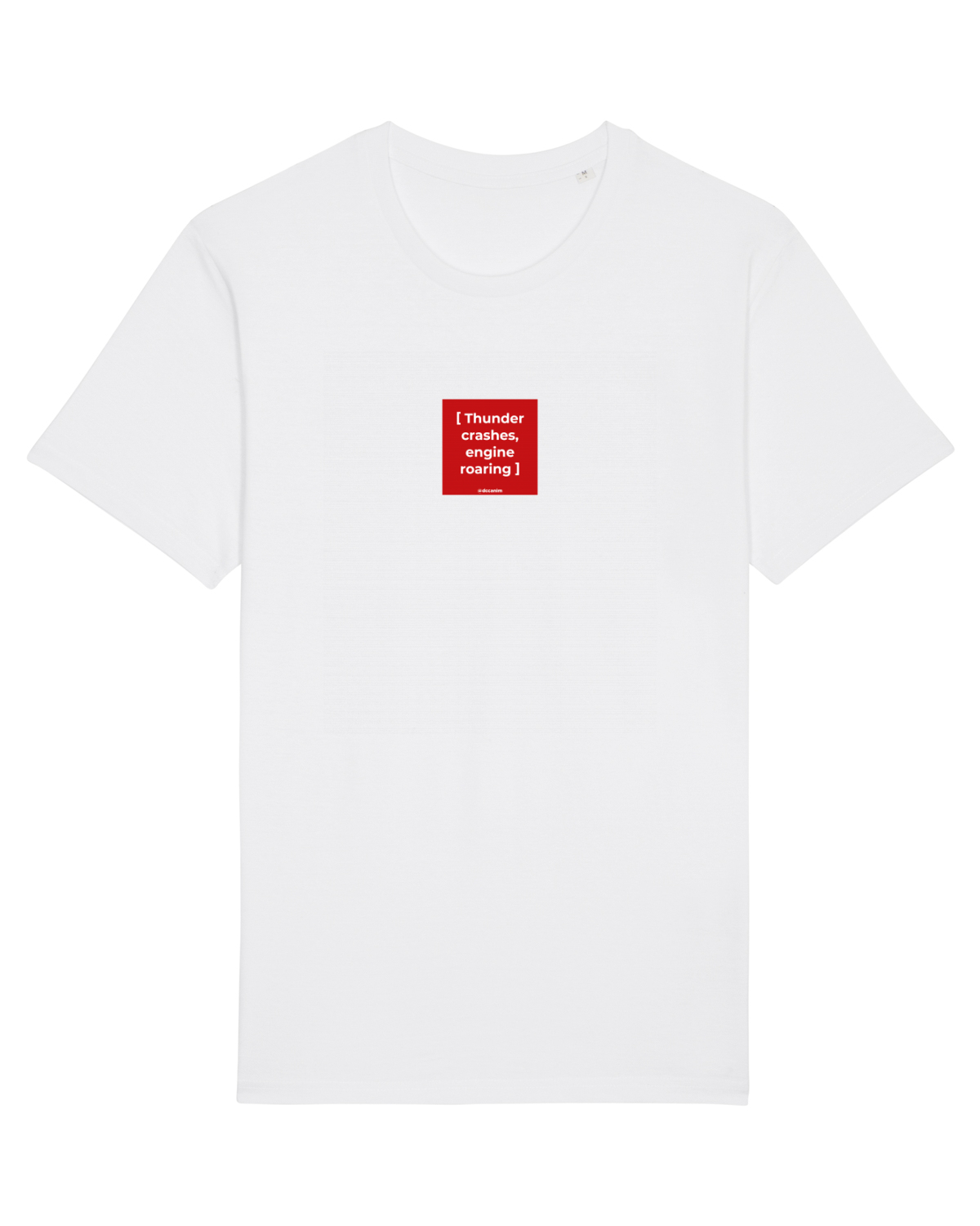Tricou mânecă scurtă Unisex Rocker White