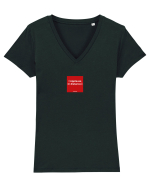 [Applause in distance] Tricou mânecă scurtă guler V Damă Evoker