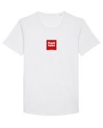 [F**k fake] Tricou mânecă scurtă guler larg Bărbat Skater