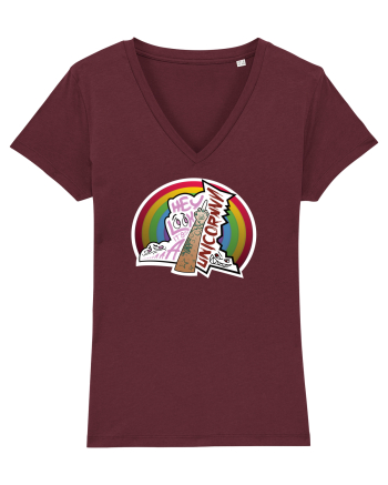 Look, a Unicorn  Burgundy
