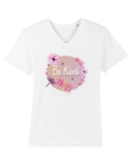 Be kind! Tricou mânecă scurtă guler V Bărbat Presenter