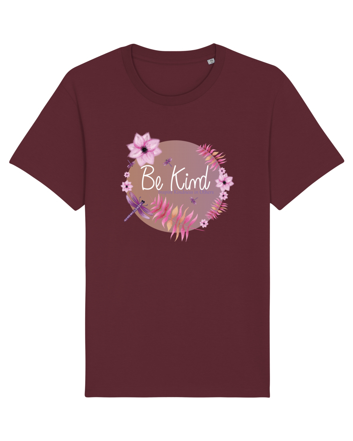 Tricou mânecă scurtă Unisex Rocker Burgundy