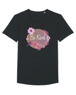 Be kind! Tricou mânecă scurtă guler larg Bărbat Skater