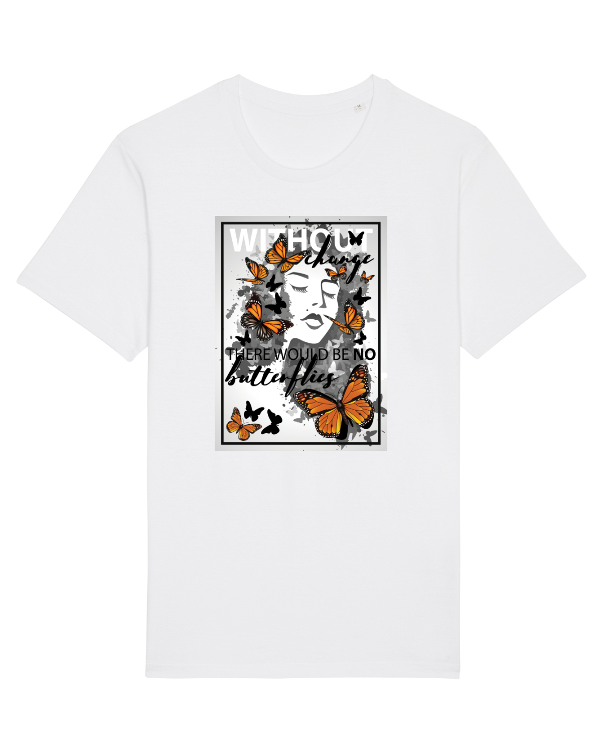 Tricou mânecă scurtă Unisex Rocker White