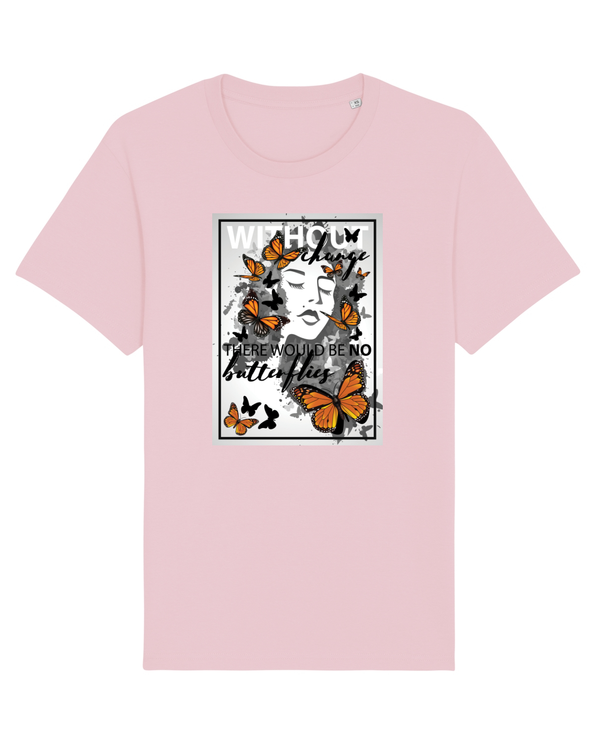 Tricou mânecă scurtă Unisex Rocker Cotton Pink