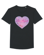 Be kind! Tricou mânecă scurtă guler larg Bărbat Skater
