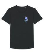 Wine Genie Tricou mânecă scurtă guler larg Bărbat Skater