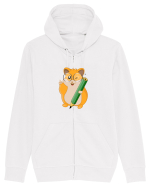 Hamster Destept Hanorac cu fermoar Unisex Connector