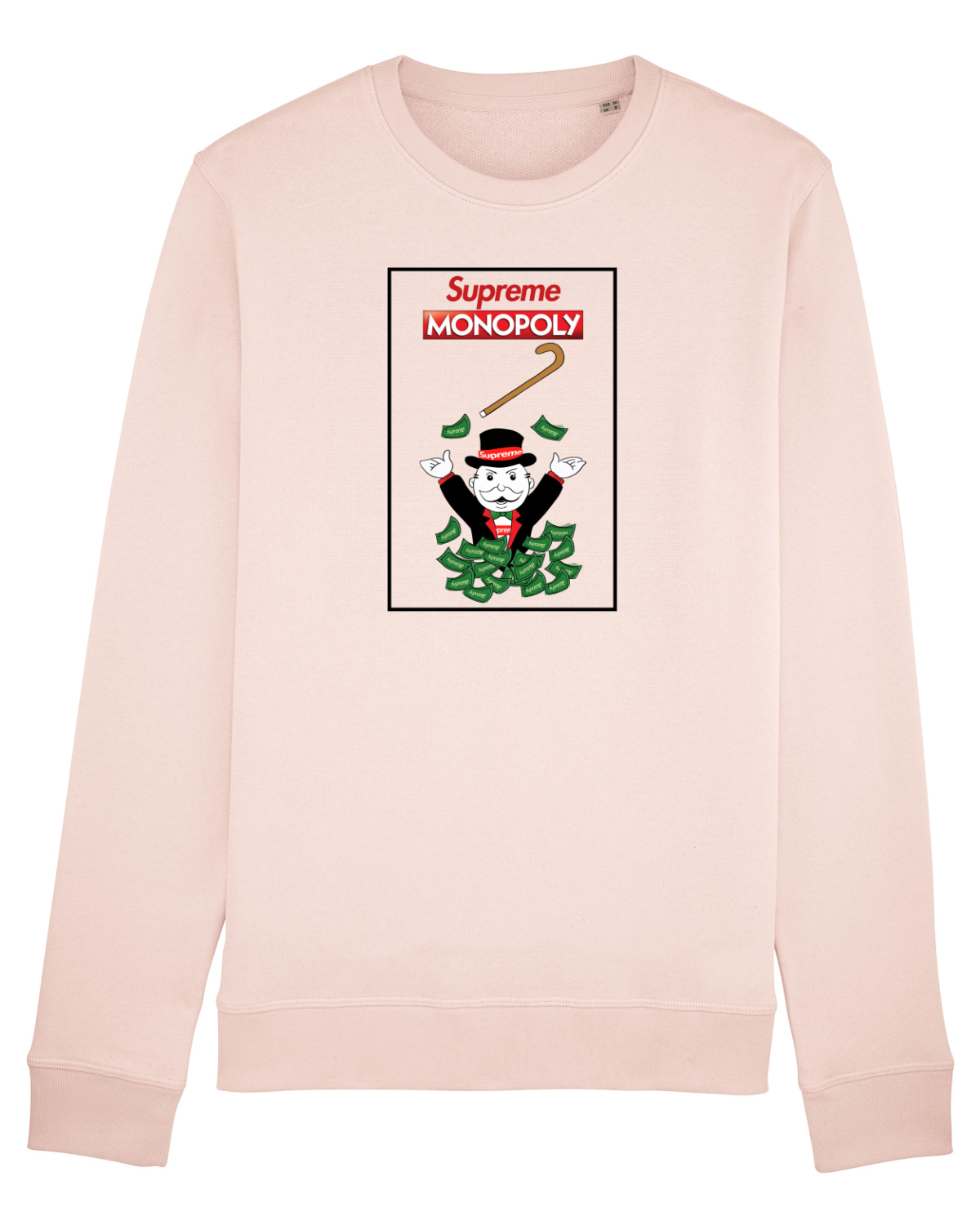 Bluză mânecă lungă Unisex Rise Candy Pink