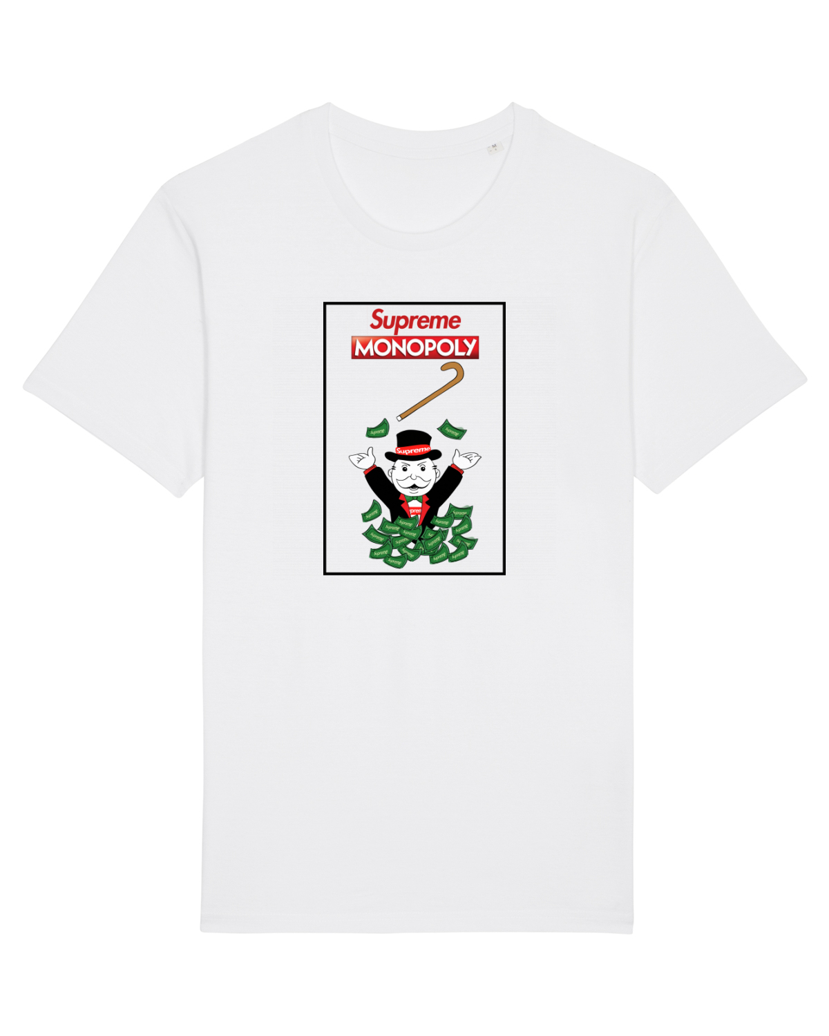 Tricou mânecă scurtă Unisex Rocker White