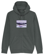 Purple Kitty Love  Hanorac cu fermoar Unisex Connector