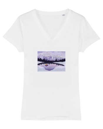 Purple Kitty Love  White