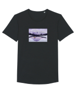 Purple Kitty Love  Tricou mânecă scurtă guler larg Bărbat Skater