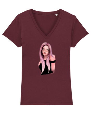 Pink Girl Burgundy