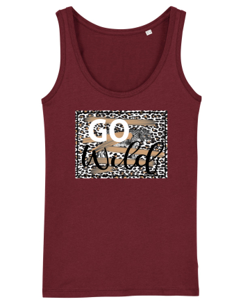 GO Wild Leopard Burgundy