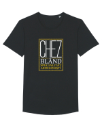 Sezi Bland Tricou mânecă scurtă guler larg Bărbat Skater