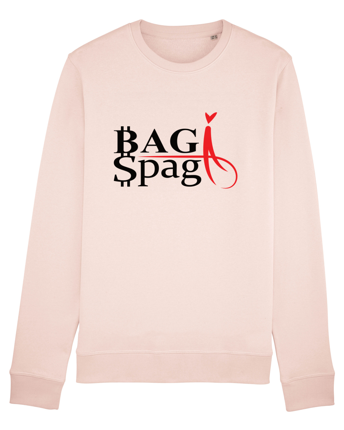 Bluză mânecă lungă Unisex Rise Candy Pink