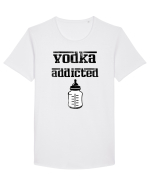vodka addicted Tricou mânecă scurtă guler larg Bărbat Skater