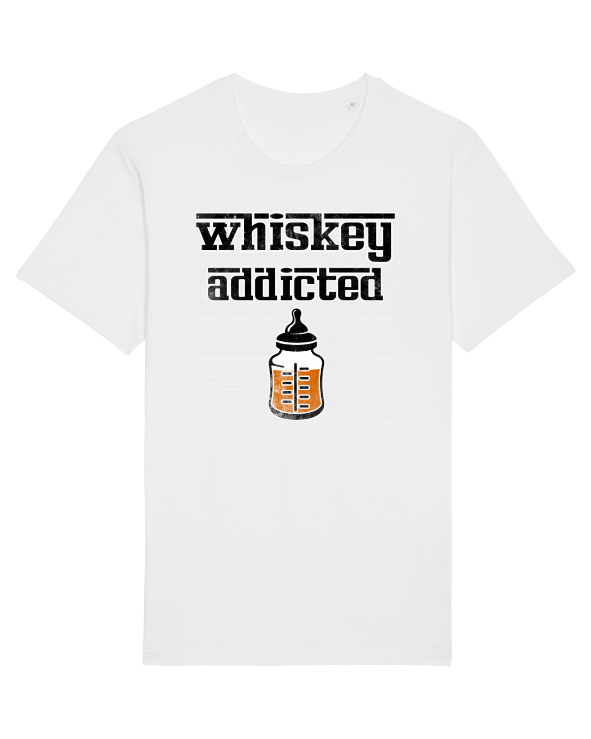 Tricou mânecă scurtă Unisex Rocker White