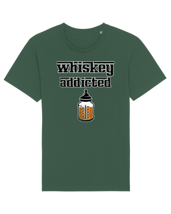 whiskey addicted Bottle Green