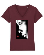 pasarea colibri Tricou mânecă scurtă guler V Damă Evoker