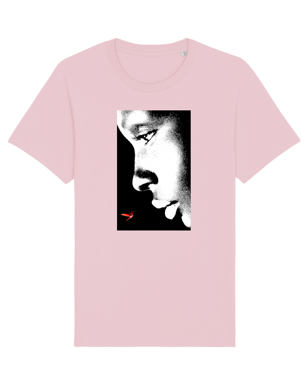 Tricou mânecă scurtă Unisex Rocker Cotton Pink
