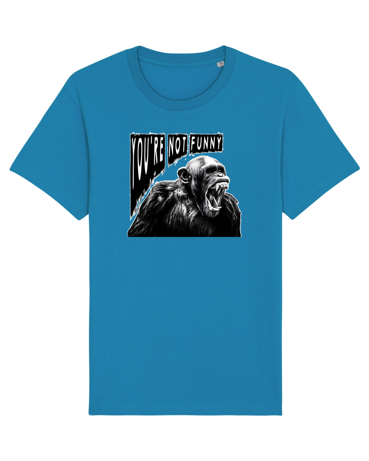 Tricou mânecă scurtă Unisex Rocker Azur