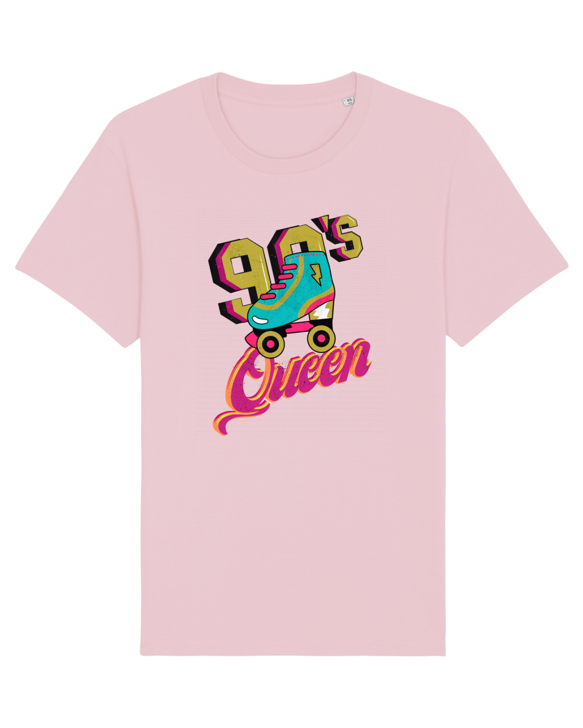 Tricou mânecă scurtă Unisex Rocker Cotton Pink