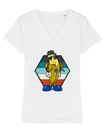 Retro Cool Banana White