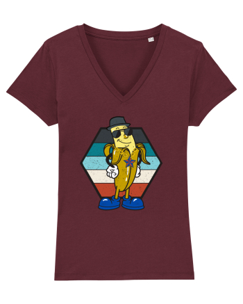 Retro Cool Banana Burgundy