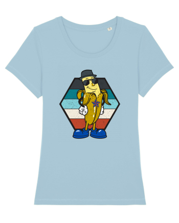 Retro Cool Banana Sky Blue