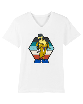 Retro Cool Banana White