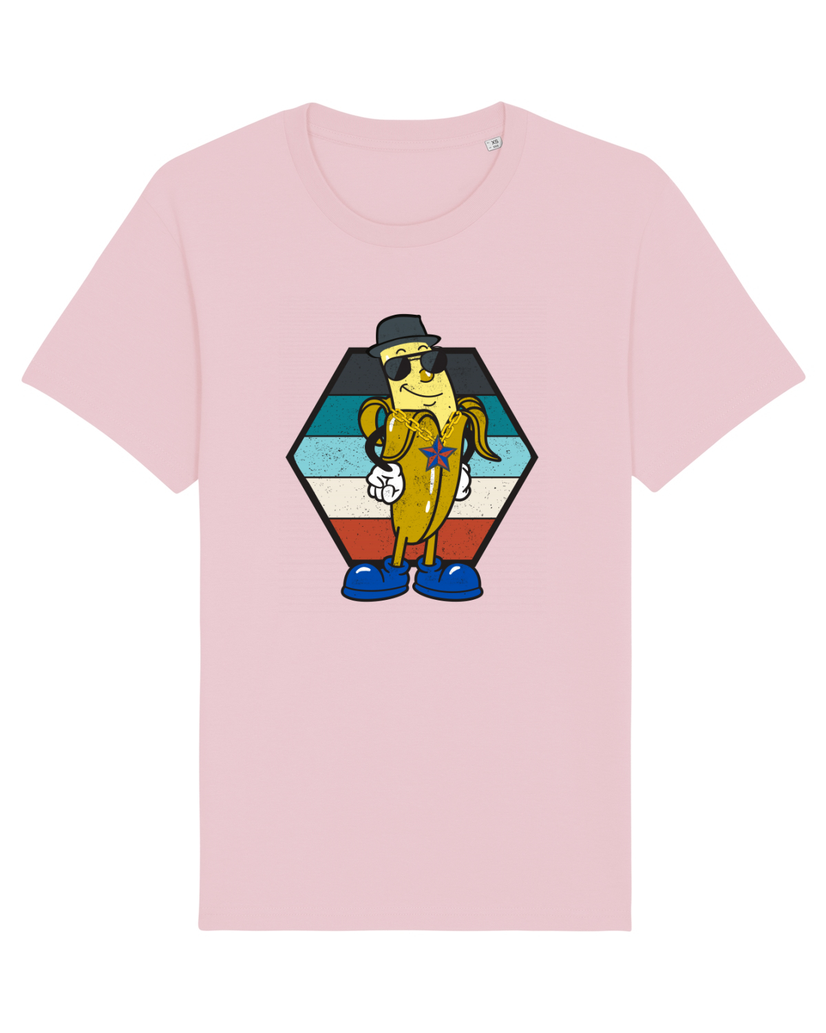 Tricou mânecă scurtă Unisex Rocker Cotton Pink