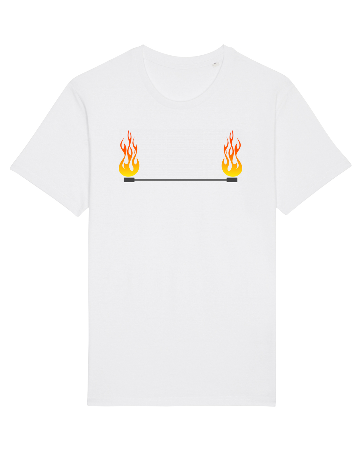 Tricou mânecă scurtă Unisex Rocker White