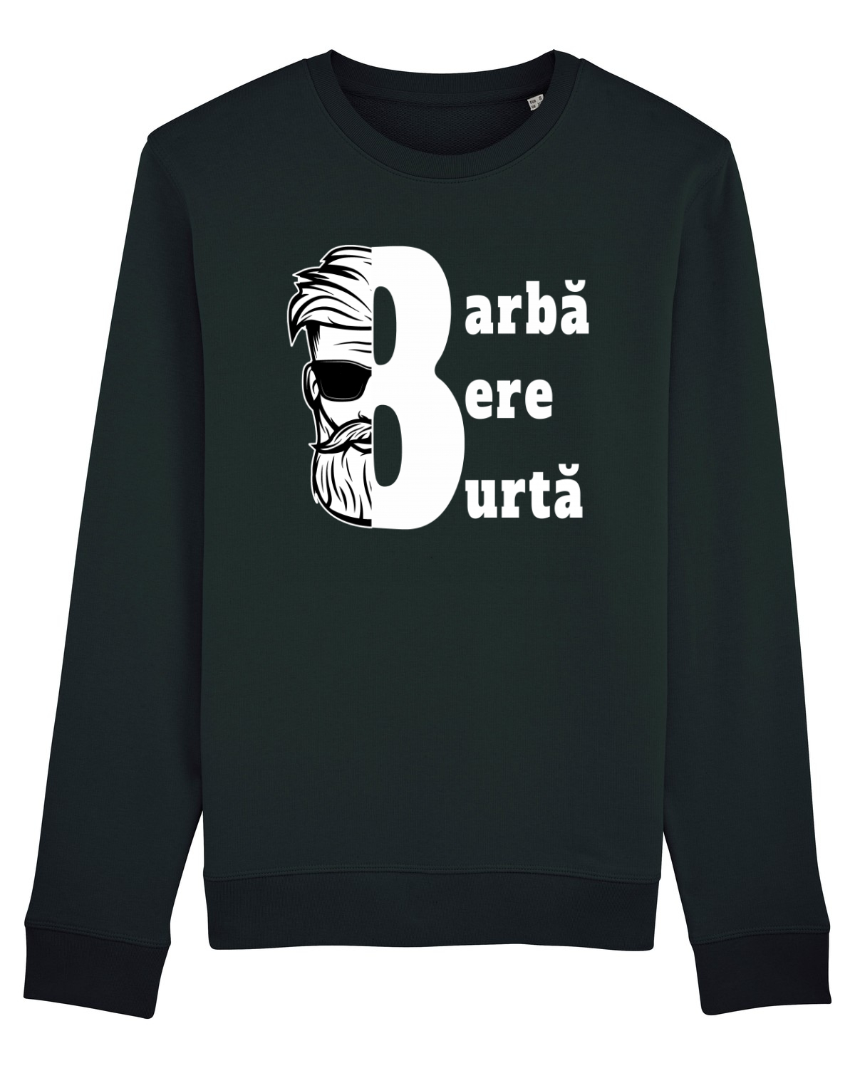 Bluză mânecă lungă Unisex Rise Black