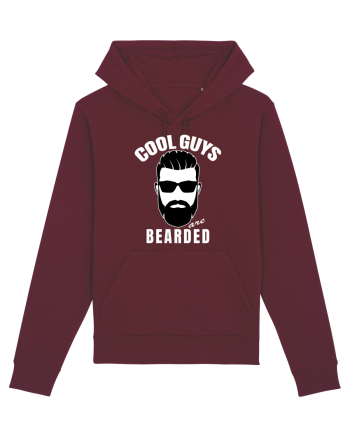 Cool Guys Are Bearded Burgundy