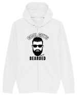 Cool Guys Are Bearded Hanorac cu fermoar Unisex Connector