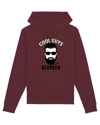 Cool Guys Are Bearded Burgundy